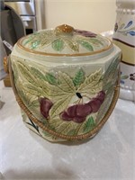 Vintage hand-painted cookie jar