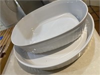 Lot of 2 Corning Ware baking dishes