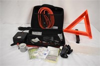 BLIZZAK CAR EMERGENCY KIT - LIKE NEW-DIRT ON CASE