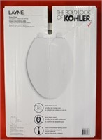 KOHLER  NO SLAM TOILET SEAT-18 LONG X 14 3/16 WIDE