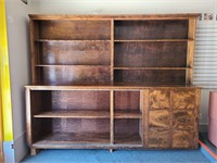 Very Large Display Cabinet W/ Drawers & Shelves