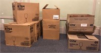 Lot of 10 Open Boxes Full of Misc Wine Glasses