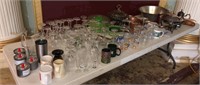 Lot of Various Dishes, Glassware, etc...