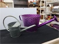 Sm Watering Can & Lg Watering can PLanter
