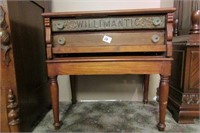 Antique Willimantic Sewing Spool Cabinet