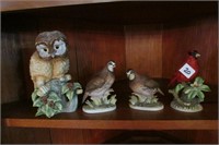 Lot- Bird Figurines - Some losses