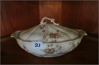 WH Grindley Porcelain Soup Terrine/Serving Bowl