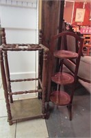 Vintage Umbrella Stand and Plant Stand