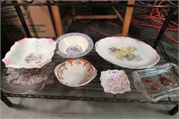 Lot -7 pcs Decorative Bowls, Platters, Etc