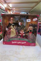Holiday Sisters-Barbie, Kelly, Stacie Gift Set '98