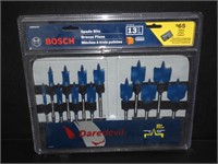 New Bosch 13pc Spade Bit Set