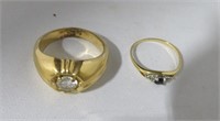 18k gold filled rings (2)