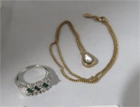 avon ring and necklace - not matching