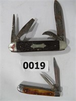 2 pocket knives - one marked camillus