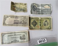 misc foreign paper currency