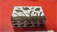 miniature china cloisonne' hinged box