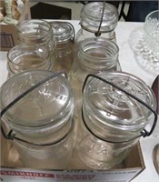 7 canning jars