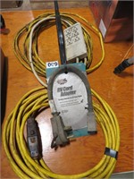 extension cords, powerstrip, rv cord adaptor