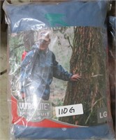 new frogg toggs 2 pc mens rain suit size large
