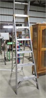 6' aluminum step/extension ladder