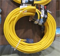 new 100' extension cord w/lighted ends