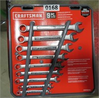 craftsman 9pc metric wrench set - new