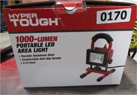 hyper tough 1000 lumen portable area light -new