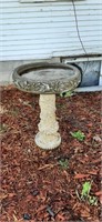 Heavy Stone Bird Bath 2 Piece