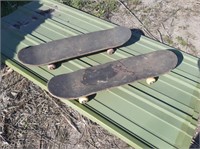 2 Skate Boards Broke in well