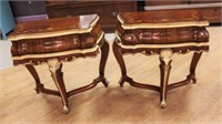 Pair of vintage French nightstands
