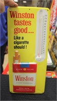 Vintage Winston Cigarette advertising thermometer