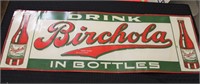 Vintage metal Brichola advertising sign