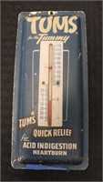 Vintage Tums advertising thermometer