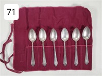 Set of (6) Sterling Silver Spoons