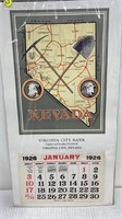 1926 NEVADA CALENDAR
