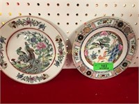 2 Beautiful Signed Oriental Porcelain Decorative P
