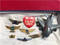 Vintage 50's - 90's Airline Collectibles