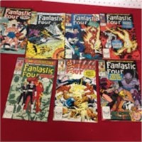 7 Vintage 80's Marvel Fantastic Four Collector Com