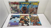 THE THING MARVEL COMIC 6pc-LOT