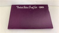 1985 United States Proof Set Purple Case
