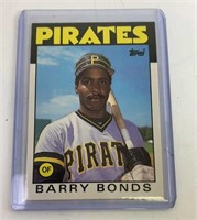 1986 Rookie Barry Bonds Topps Traded Baseball card