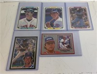 1984 Large Wade Boggs, Ryne Sandberg & 3 more