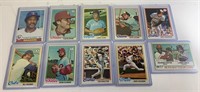 10- 1978 Topps Baseball Card Lot