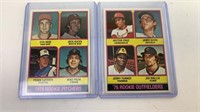 1976 Rookie Don Aase Baseball Card Lot
