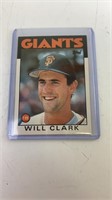 Rookie Will Clark 1986 Topps Traded Baseball Card