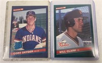 TWO ROOKIE 86’s Don Russ Baseball Cards