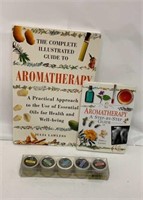 NEW Aromatherapy lot books candles guide