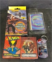 Kids Card/Toy Lot Playing Cards Keychain