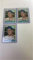 3 1976 Topps Mickey Lolich Baseball Cards