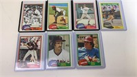 1981 Topps Off Center Superstars Baseball Card Lot